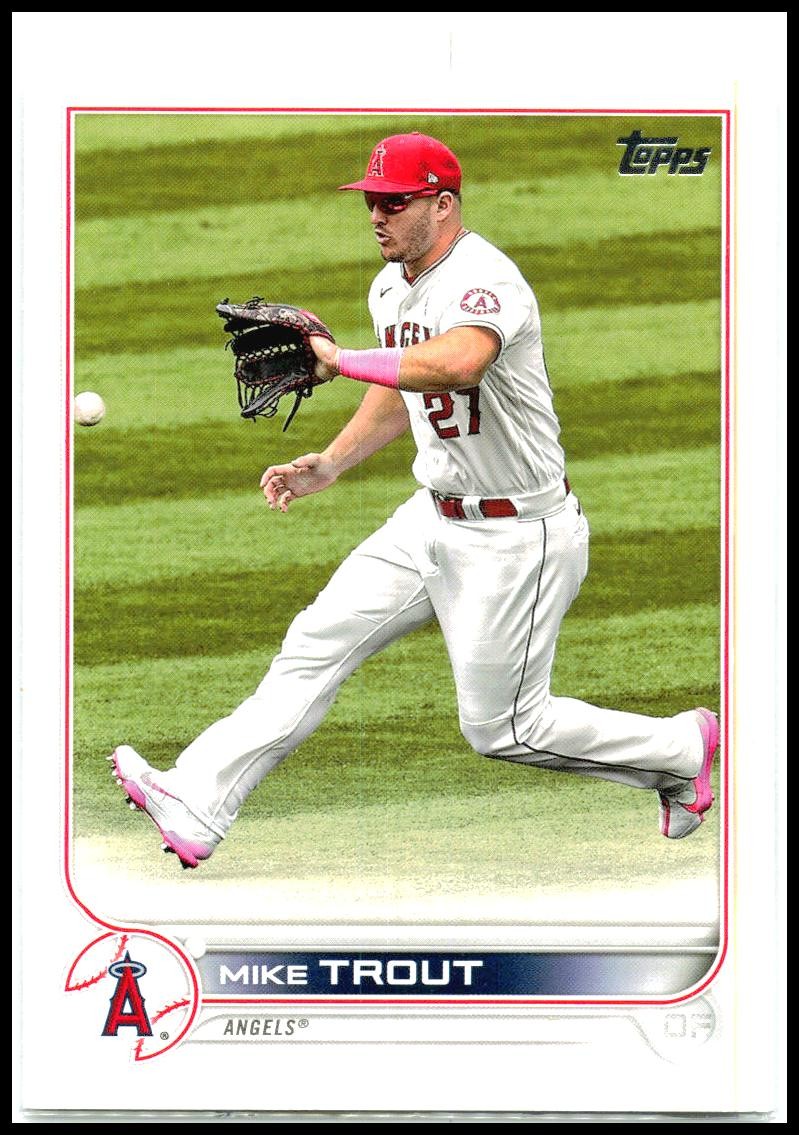 2022 Topps #27 Mike Trout Los Angeles Angels