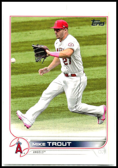2022 Topps #27 Mike Trout Los Angeles Angels