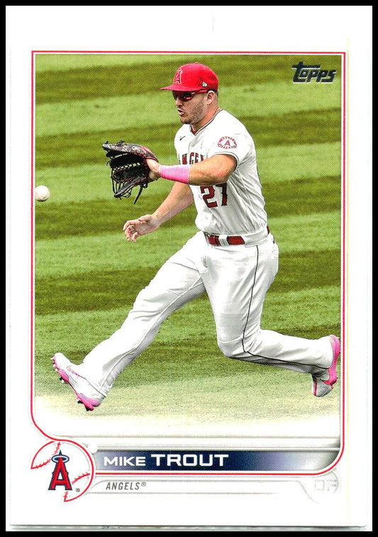 2022 Topps #27 Mike Trout Los Angeles Angels