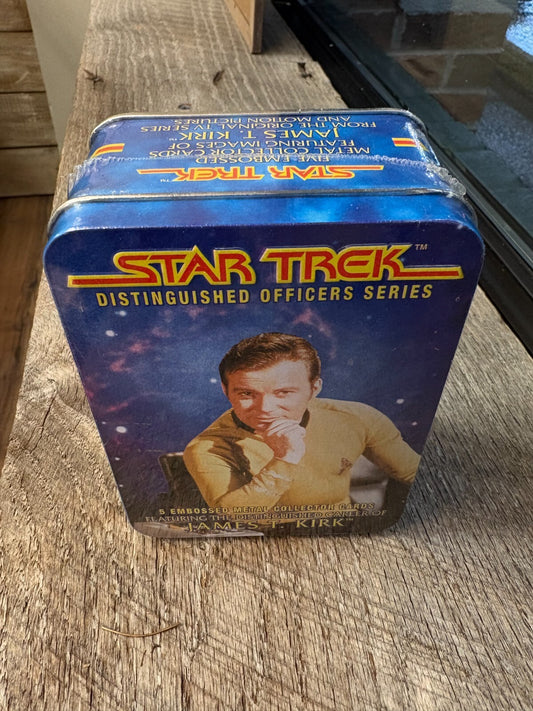 Star Trek Distinguished Officers Series Metal Collector Cards New Factory Sealed