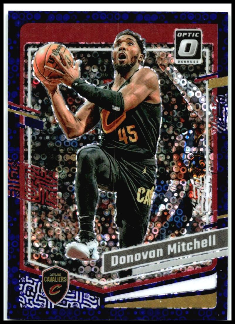 2023-24 Donruss Optic Fast Break Purple #26 Donovan Mitchell Cavaliers