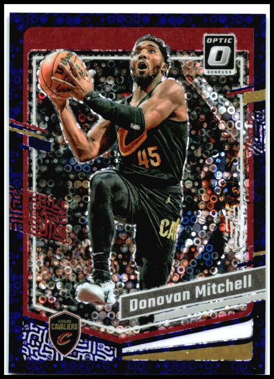 2023-24 Donruss Optic Fast Break Purple #26 Donovan Mitchell Cavaliers