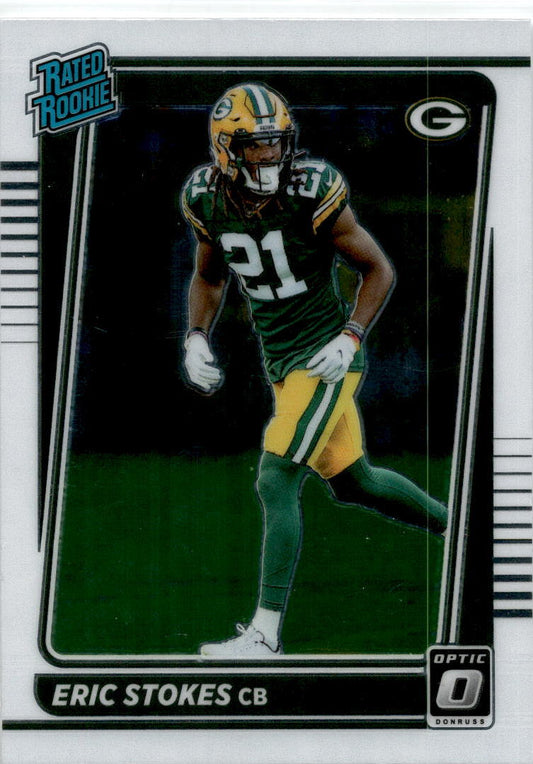 2021 Donruss Optic #251 Eric Stokes Rookie Green Bay Packers