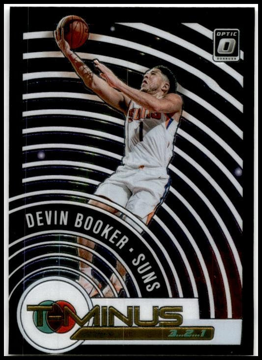 2020-21 Donruss Optic T-Minus 3...2...1 Holo #12 Devin Booker Phoenix Suns