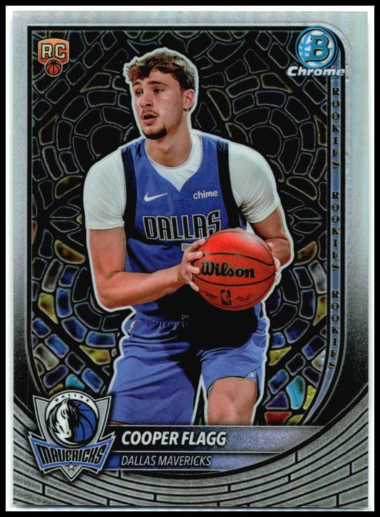 2025-26 Bowman Chrome Etched In Glass CASE HIT #NBE-1 Cooper Flagg Dallas