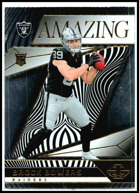 2024 Panini Illusions Amazing #6 Brock Bowers Las Vegas Raiders