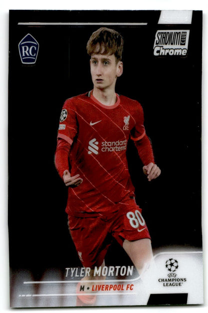 2022 Topps Club Chrome Tyler Morton Liverpool FC #92