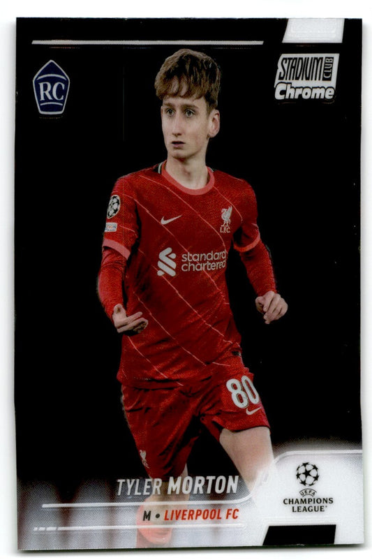 2022 Topps Club Chrome Tyler Morton Liverpool FC #92