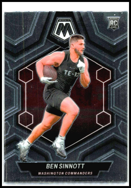 2024 Panini Mosaic #351 Ben Sinnott Rookie Washington Commanders