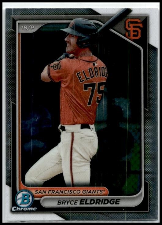 2024 Bowman Chrome Prospects #BCP-134 Bryce Eldridge San Francisco Giants