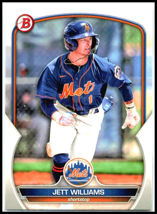 2023 Bowman #BP-49 Jett Williams New York Mets
