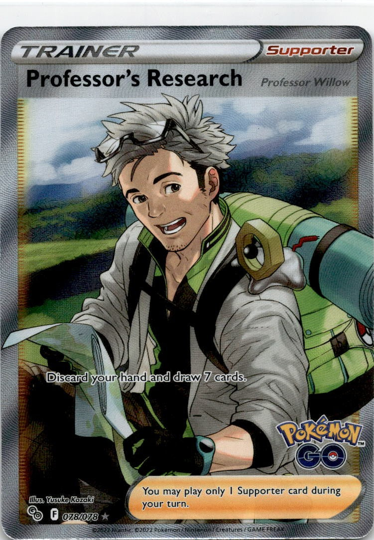 2022 Professor's Research Pokemon Go #078/078