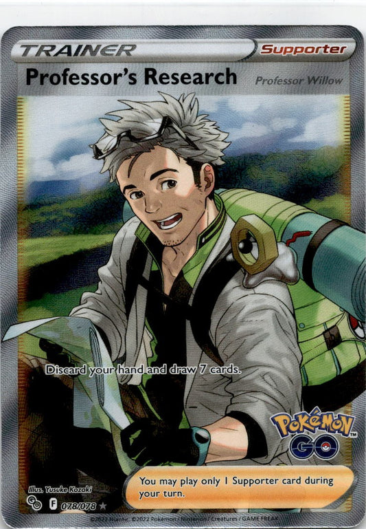 2022 Professor's Research Pokemon Go #078/078