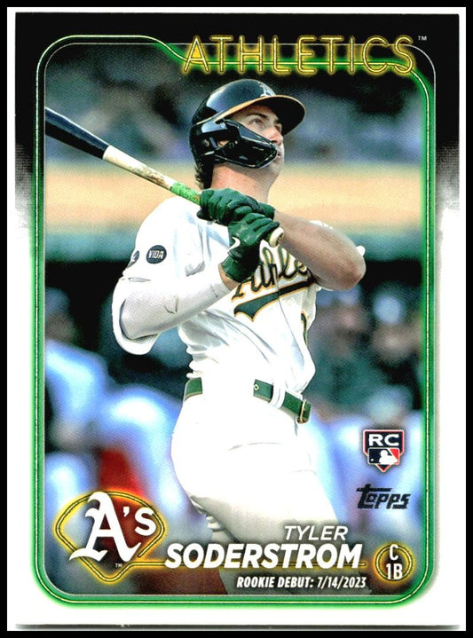 2024 Topps Update #US116 Tyler Soderstrom Oakland Athletics