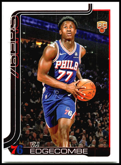 2025-26 Topps #203 VJ Edgecombe Rookie Philadelphia 76ers