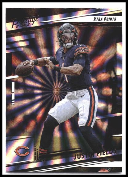 Justin Fields #48 2022 Panini Prestige Xtra Points Sunburst