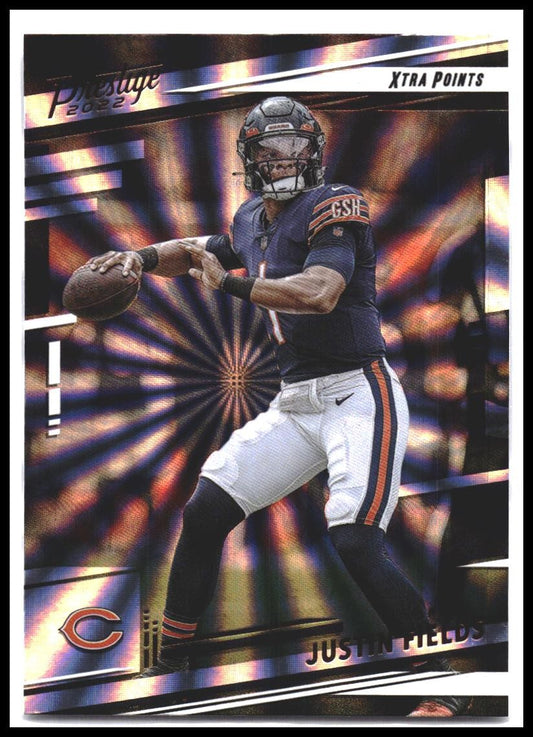 Justin Fields #48 2022 Panini Prestige Xtra Points Sunburst