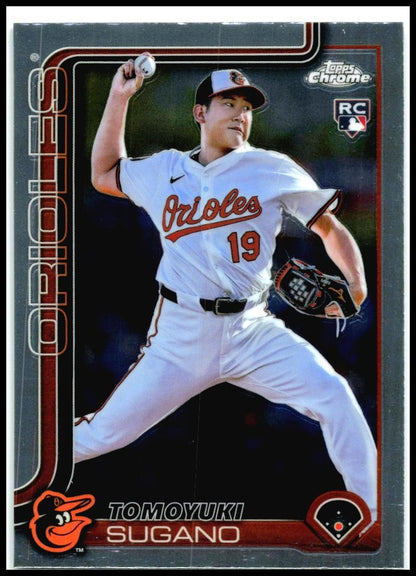 2025 Topps Chrome #166 Tomoyuki Sugano