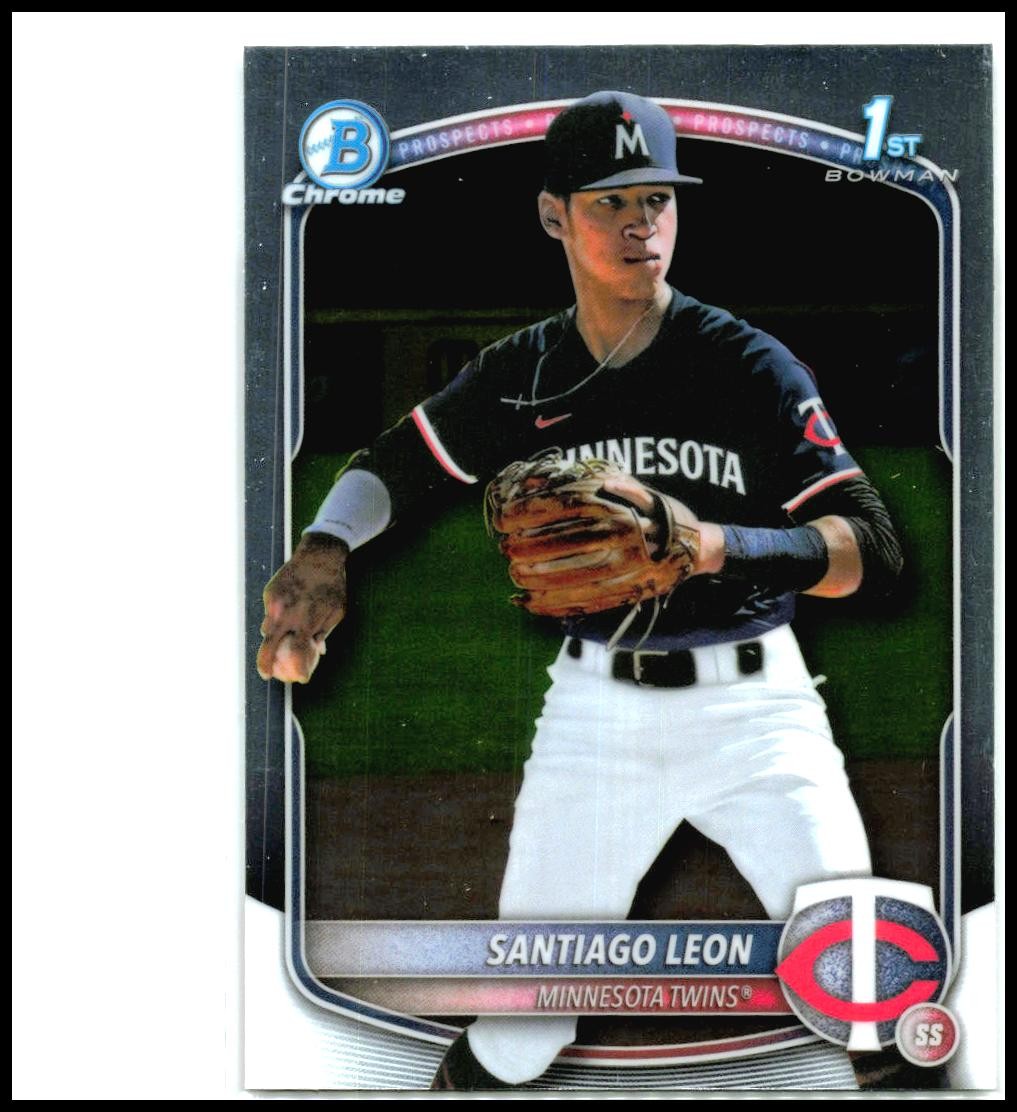 2025 Bowman Chrome #BCP-247 Santiago Leon Minnesota Twins