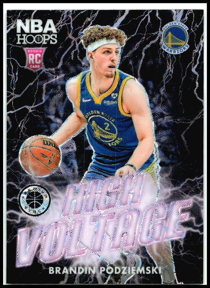 2023-24 Hoops Premium Stock High Voltage Premium #17 Brandin Podziemski SSP