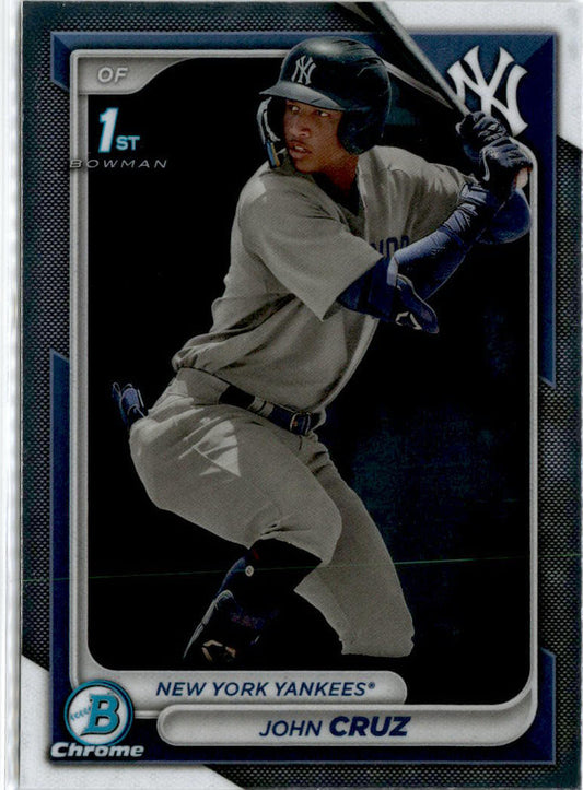 2024 Bowman #BCP-77 John Cruz New York Yankees