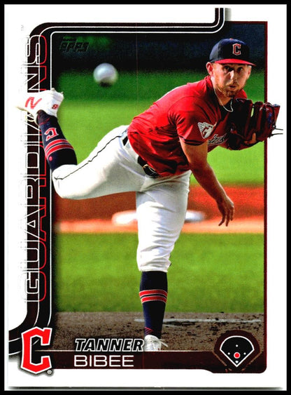 2025 Topps #164 Tanner Bibee Cleveland Guardians