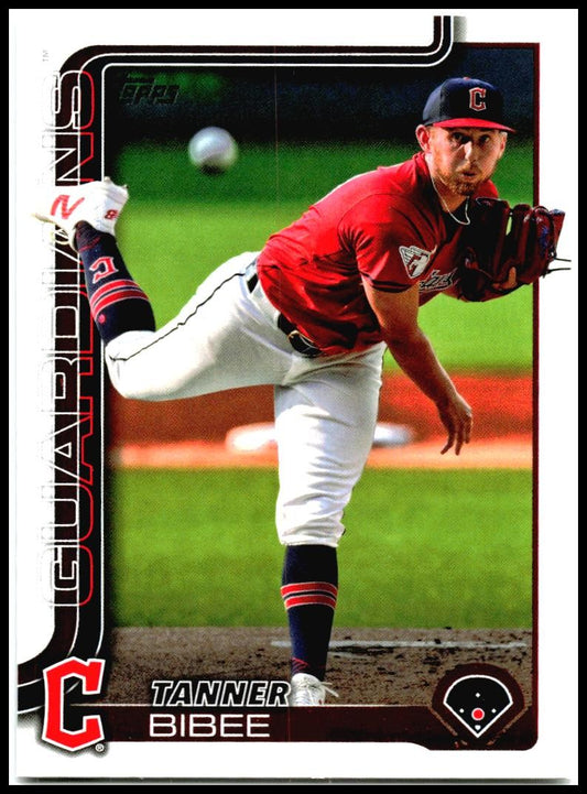 2025 Topps #164 Tanner Bibee Cleveland Guardians