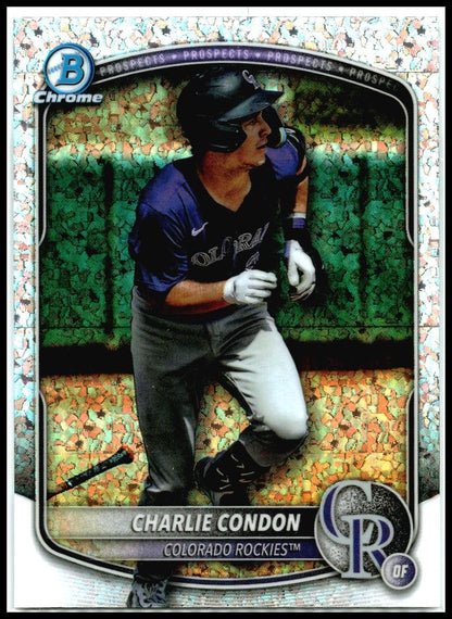 2025 Bowman Chrome Mini-Diamond #BCP-248 Charlie Condon Rockies