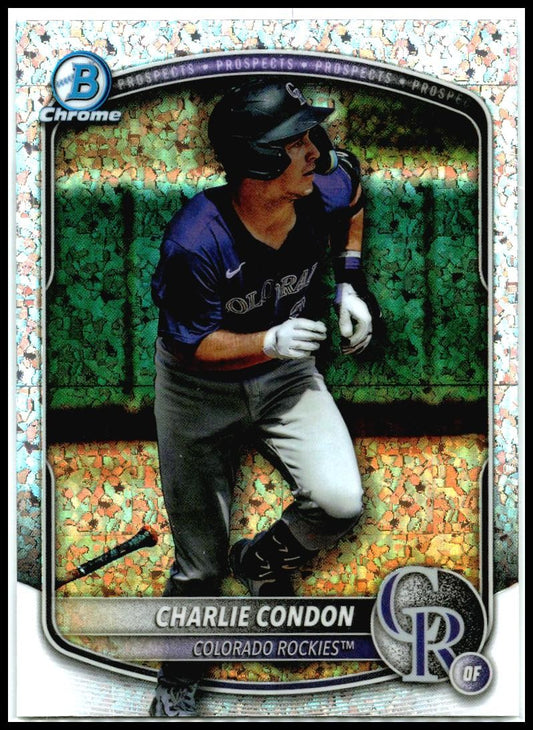 2025 Bowman Chrome Mini-Diamond #BCP-248 Charlie Condon Rockies