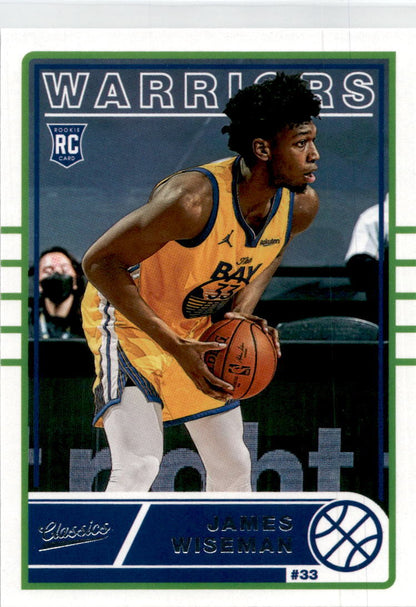 2020-21 Panini Chronicles Classic #649 James Wiseman Rookie Warriors