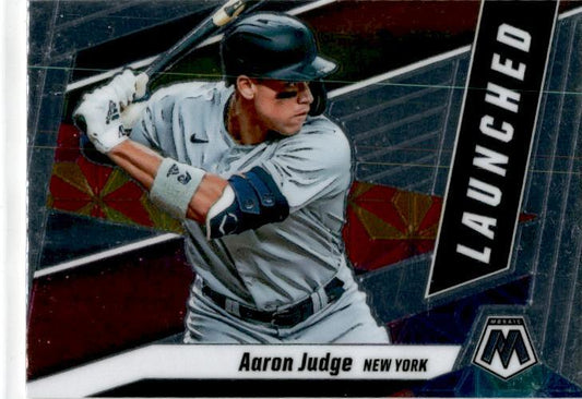2021 Panini Mosaic Launched #L2 Aaron Judge New York Yankees
