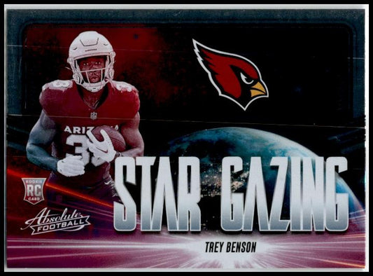 2024 Panini Absolute Star Gazing #SG-TBN Trey Benson Arizona Cardinals