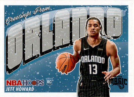 2023-24 Hoops Winter Rookie Greetings #16 Jett Howard Orlando Magic