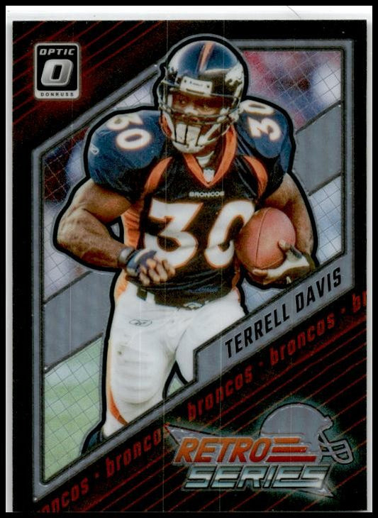 2023 Donruss Optic Retro Series #23 Terrell Davis Denver Broncos
