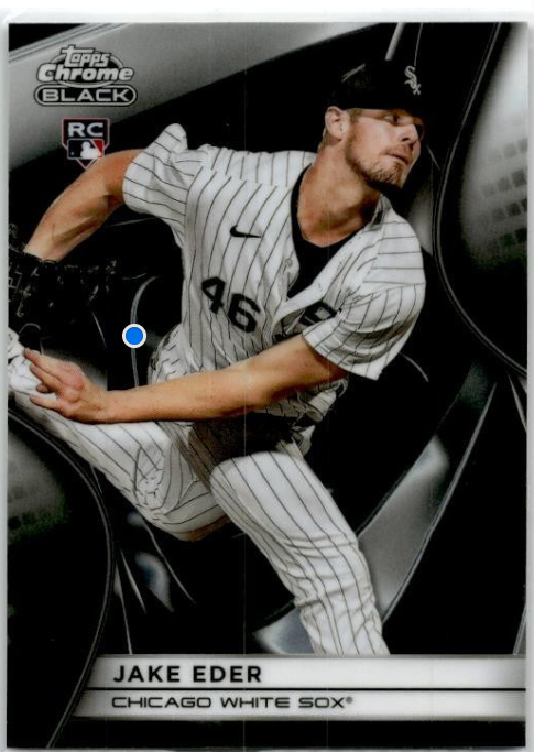 2025 Topps Chrome Black #77 Jake Eder Rookie Chicago White Sox