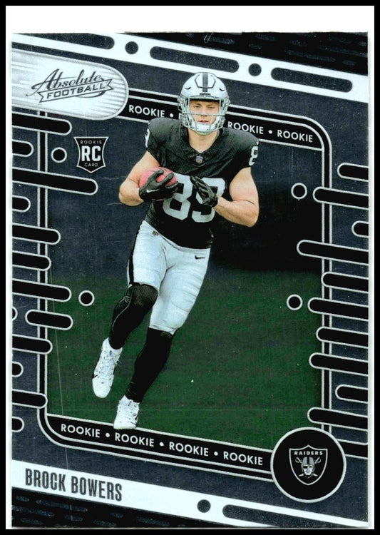 2024 Panini Absolute Retail #113 Brock Bowers Rookie Las Vegas Raiders