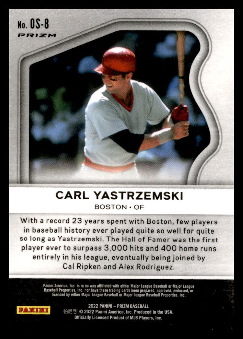 2022 Panini Prizm Red/White/Blue  #OS-8 Carl Yastrzemski
