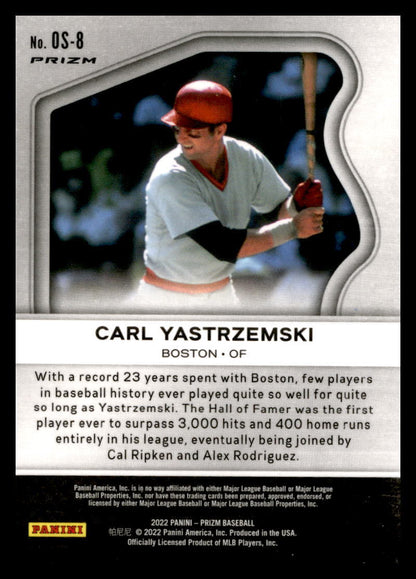 2022 Panini Prizm Red/White/Blue  #OS-8 Carl Yastrzemski