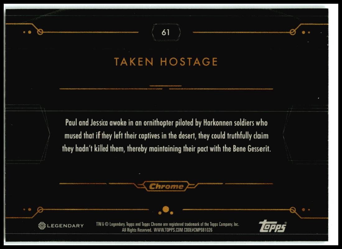 2024 Dune Chrome® - Hobby Box Prism ##61 Taken Hostage