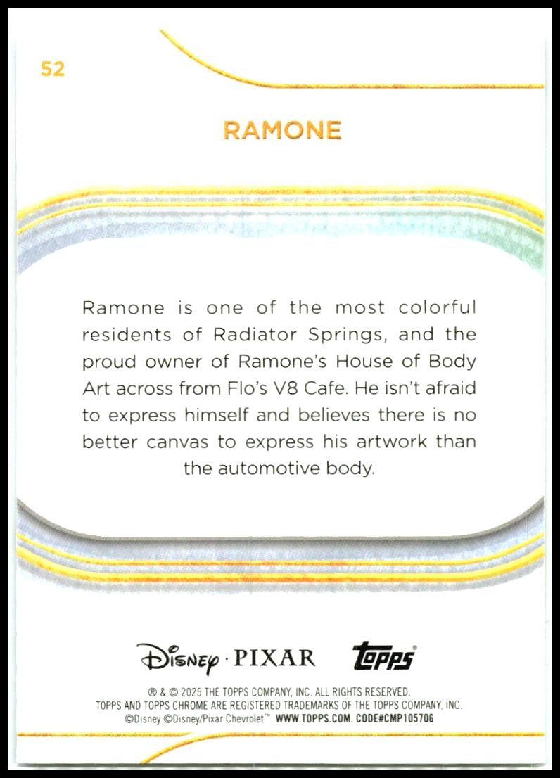 2025 Topps Chrome Disney #52 Ramone