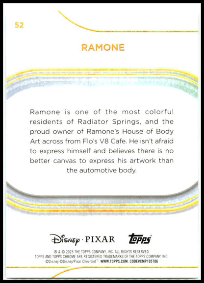 2025 Topps Chrome Disney #52 Ramone