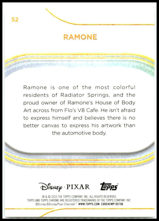 2025 Topps Chrome Disney #52 Ramone