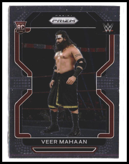 Veer Mahaan #131 2022 Panini Prizm WWE Rookie RC