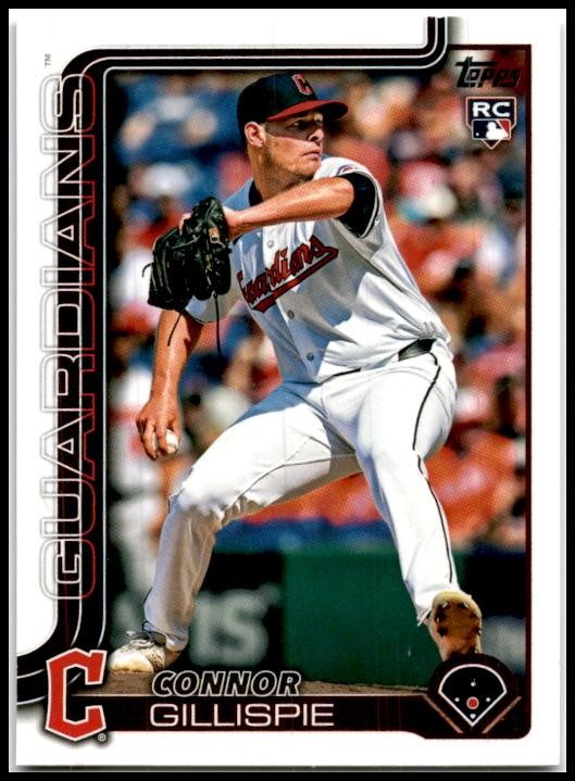 2025 Topps #632 Connor Gillispie Rookie Cleveland Guardians