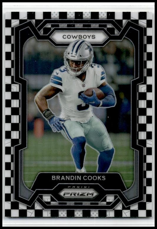 2023 Panini Prizm Black and White Checker #71 Brandin Cooks Dallas Cowboys