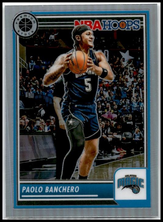 2023-24 Hoops Premium Stock Silver Prizm #182 Paolo Banchero Orlando Magic