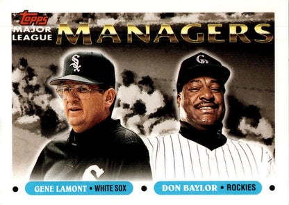 1993 Topps #504 Gene Lamont / Don Baylor