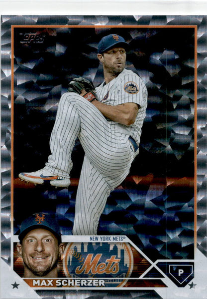 2023 Topps Silver Pattern Foilboard #21 Max Scherzer