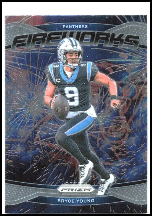2024 Panini Prizm Fireworks #14 Bryce Young Carolina Panthers