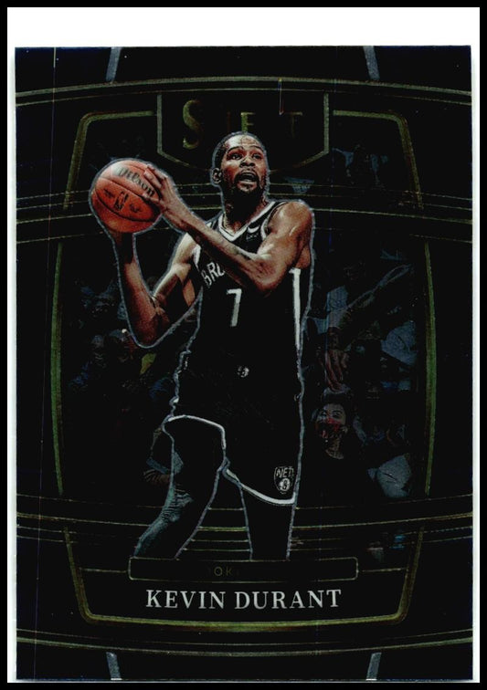 2021-22 Panini Select Blue #50 Kevin Durant Brooklyn Nets